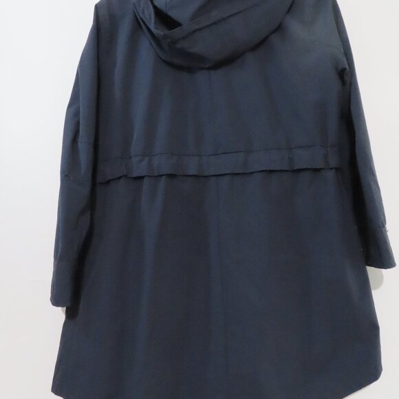J.Crew Navy Raincoat Size XXS Petite - Picture 7 of 16